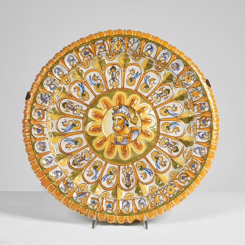 Piatto da parata, sec. XIX