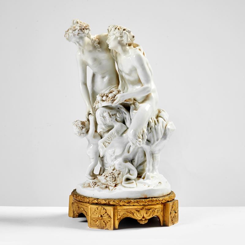 Gruppo, manifattura Capodimonte, sec. XIX