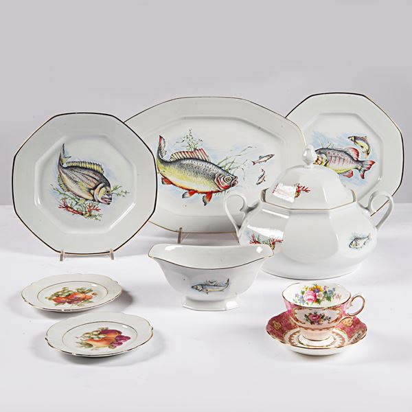 



Servito da pesce, manifattura Tognana, sec. XX