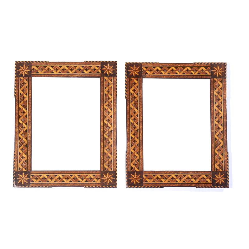 Coppia di cornici, sec. XIX