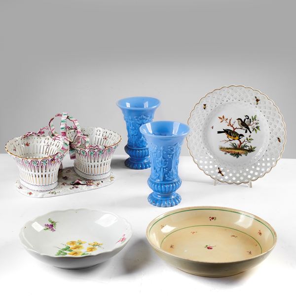 



Cestina, manifatura Meissen, inizi sec. XX