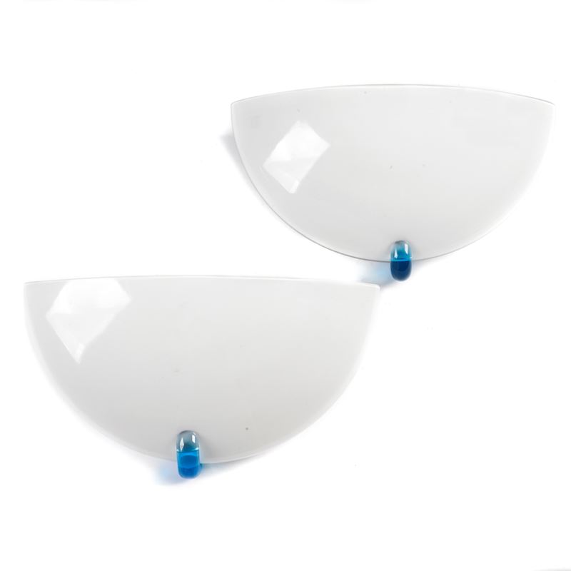 Sei lampade da parete, Murano, anni '80