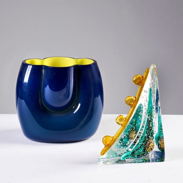 



Vaso, Murano, manifattura Barbini, sec. XX