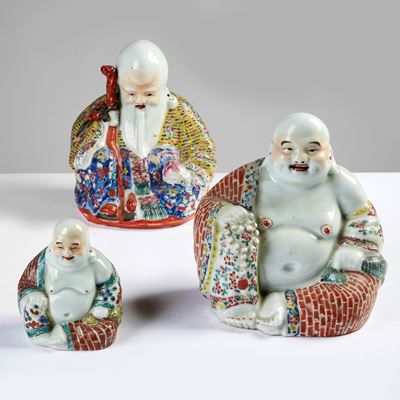 Tre Buddha, Cina, Inizi Sec. XX