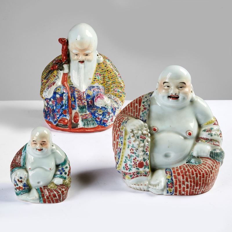 Tre Buddha, Cina, Inizi Sec. XX