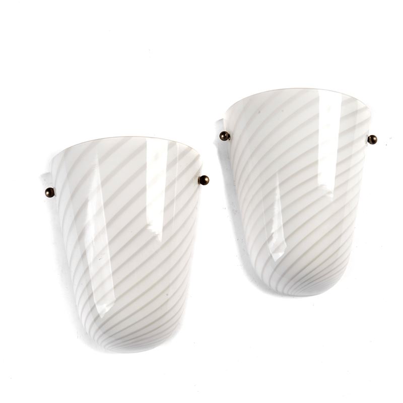 Due appliques, Murano, sec. XX