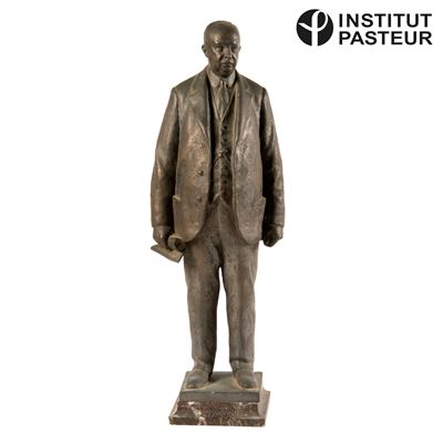 C. Rivalta (firmat.), Scultura in bronzo su base in marmo, Senatore Piero Ginori Conte