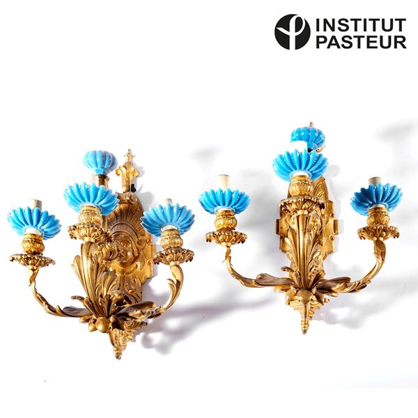 



Coppia di appliques, inizi sec. XX
