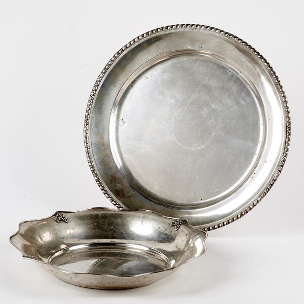 



VASSOIO, SEC. XX  - Asta Gioielli, argenti, orologi, cammei e miniature - Poggio Bracciolini Casa d'Aste