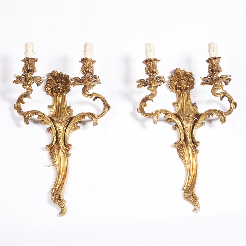 Coppia di Appliques, Sec. XX