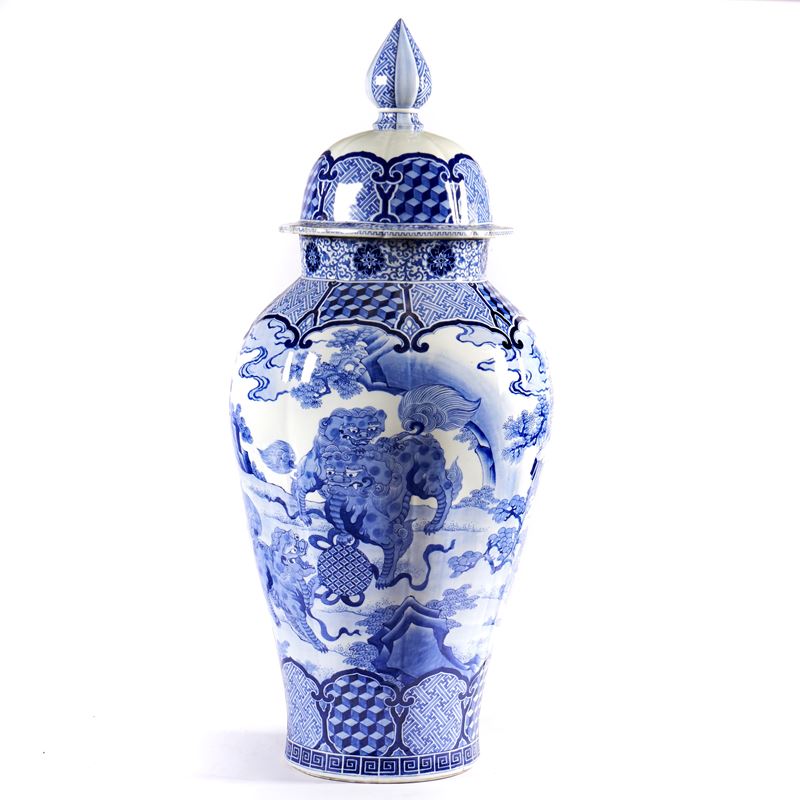 Grande vaso, arte orientale, sec. XX