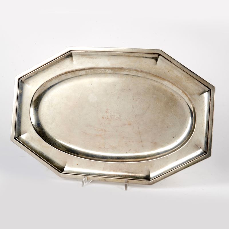 VASSOIETTO, ROMA, SEC. XX, ARGENTIERE PETOCHI