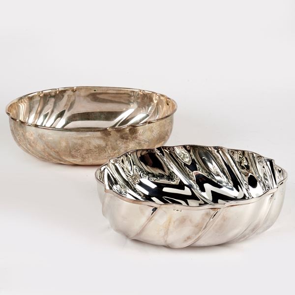 



DUE VASCHETTE, SEC. XX  - Asta Gioielli, argenti, orologi, cammei e miniature - Poggio Bracciolini Casa d'Aste