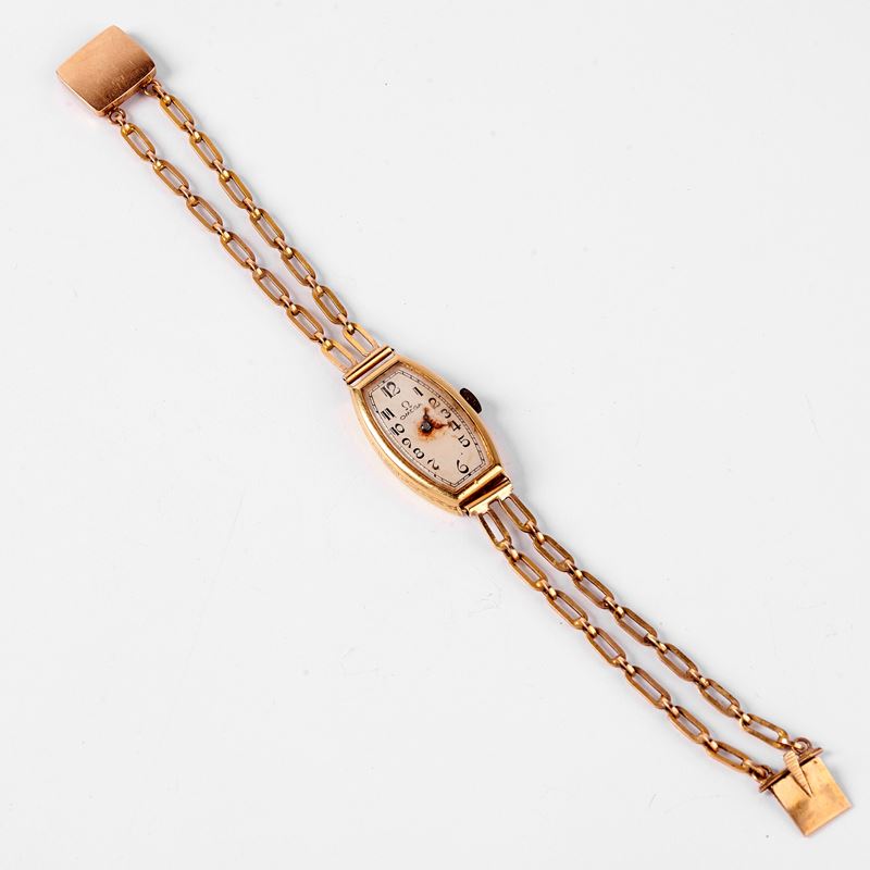 OROLOGIO DA POLSO PER SIGNORA OMEGA IN ORO A BASSO TITOLO