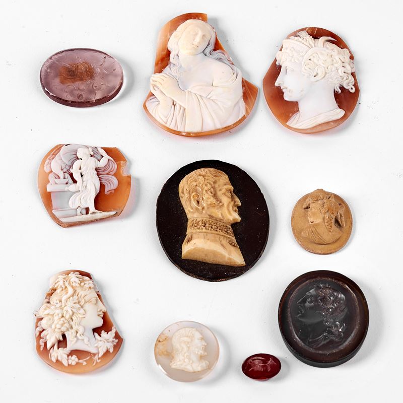 SETTE CAMMEI SEC. XIX