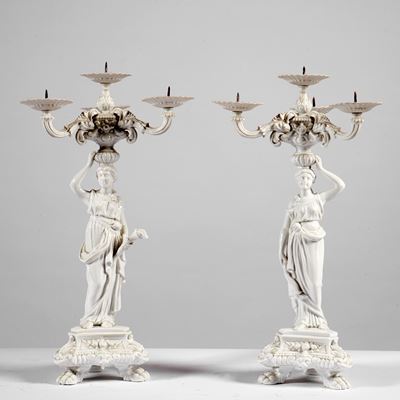 Coppia di Candelabri, Sec. XX