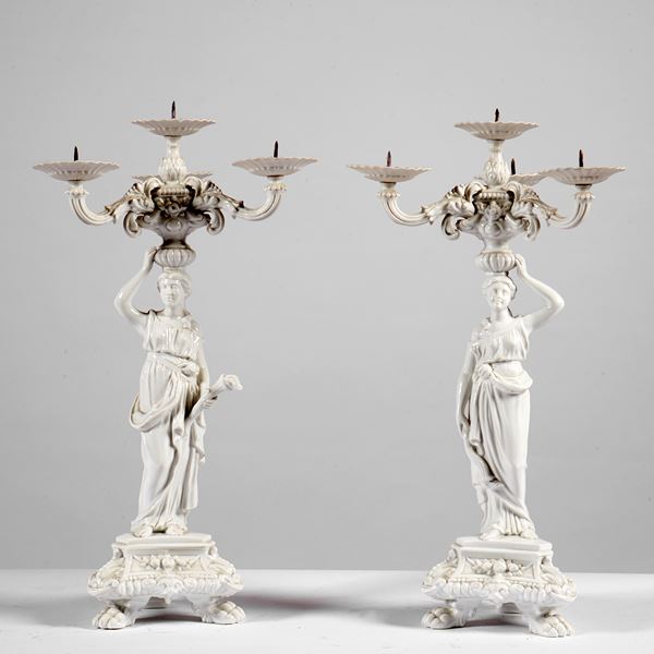 



Coppia di candelabri, sec. XX