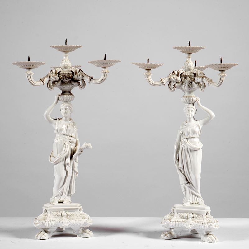 Coppia di Candelabri, Sec. XX
