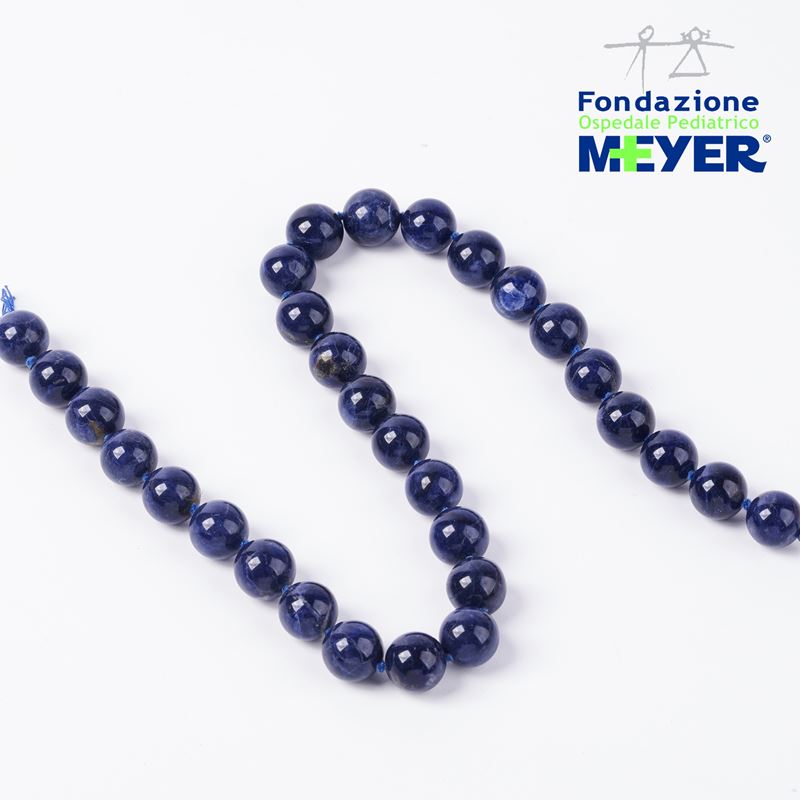 FILO DI SFERE IN LAPISLAZZZULI