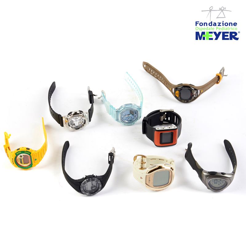 Tre Orologi Casio, Due Orologi Ironmann e Tre Orologi Adidas,calypso e Nike