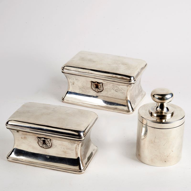 DUE SCATOLE, AUSTRIA, SEC. XIX