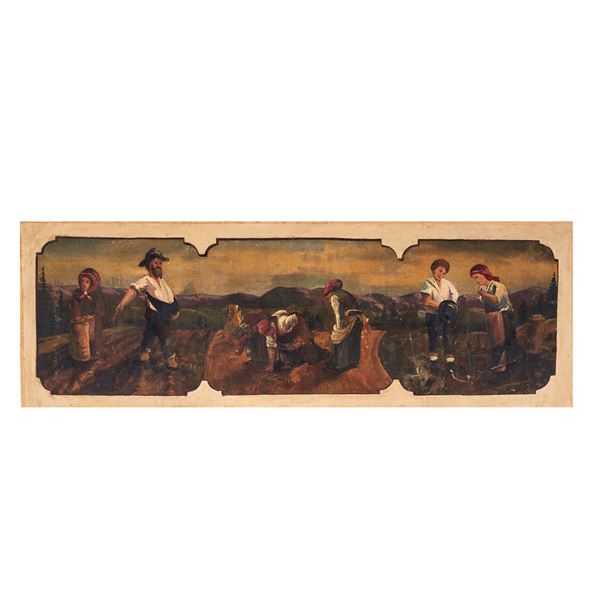 



Scuola italiana, inizi sec. XX  - Asta Dipinti, disegni e stampe - Poggio Bracciolini Casa d'Aste