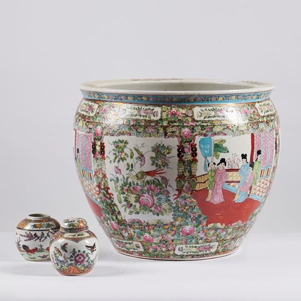 



Cachepot, arte orientale, sec. XX