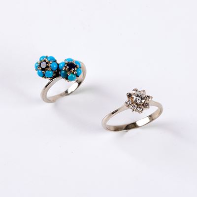 Anello in Oro Bianco 18kt e Diamanti