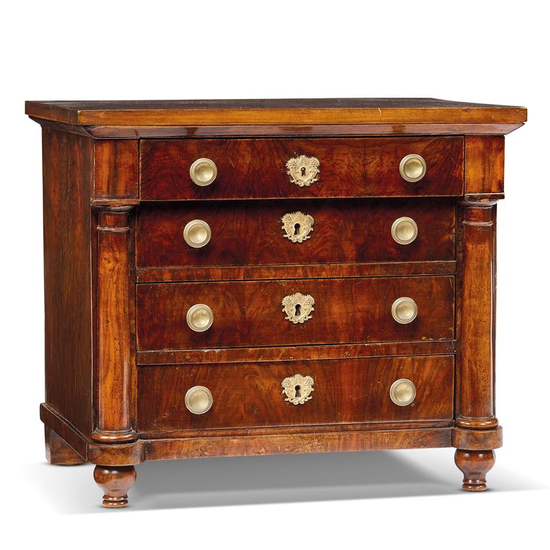 Modellino di cassettone, Francia, sec. XIX