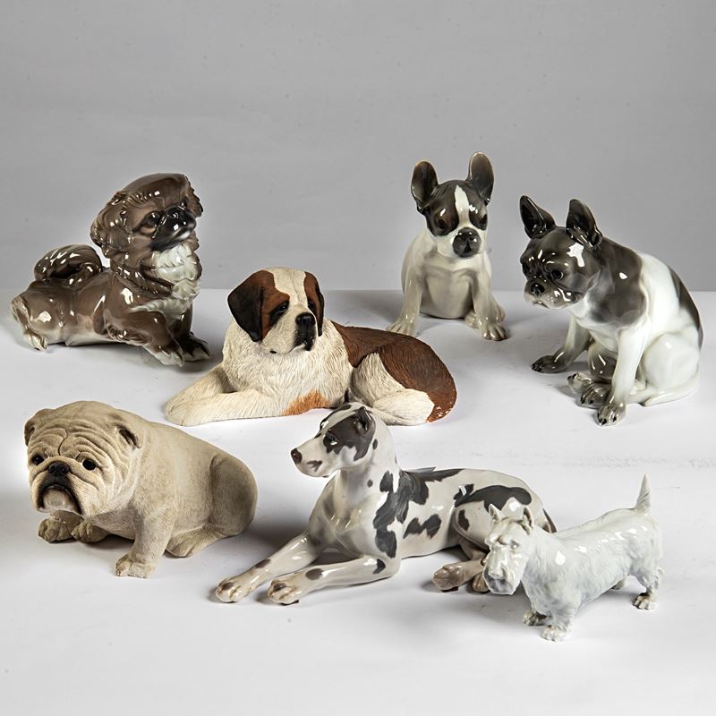 Sette sculture, sec. XX