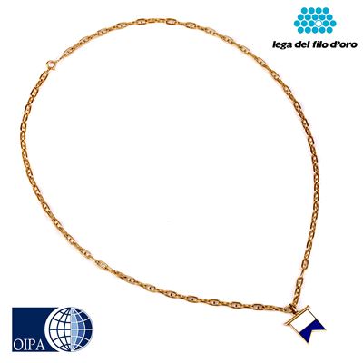 Collana in Oro Giallo 18kt con Pendente