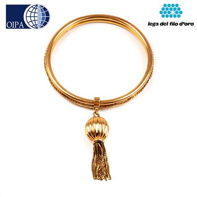 Bracciale Rigido in Oro Giallo 18kt