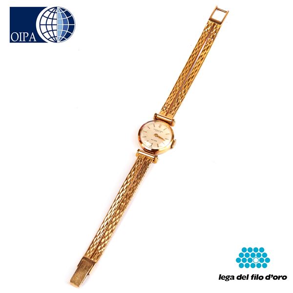 



OROLOGIO PER SIGNORA INTERNATIONAL WATCH IN ORO GIALLO 18KT