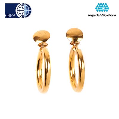 Paio di Orecchini in Oro Giallo 18kt