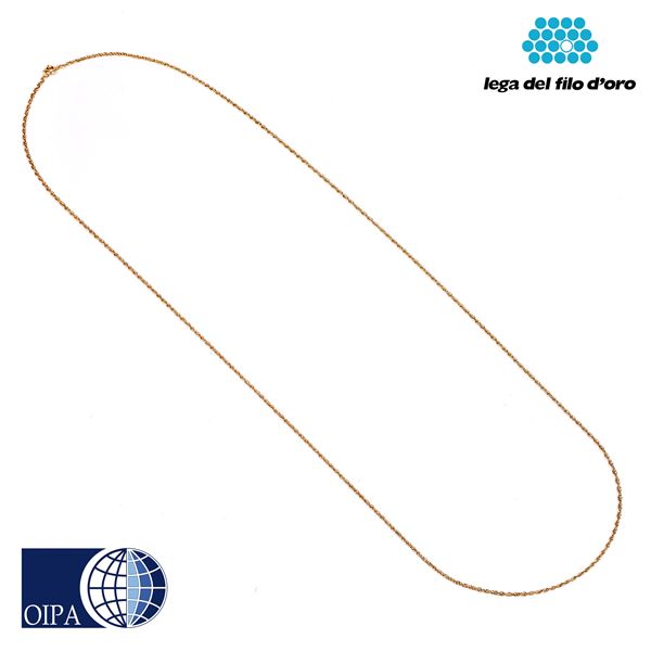 



CATENA IN ORO GIALLO 18KT