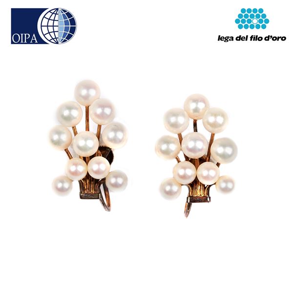 



PAIO DI ORECCHINI IN ORO 14KT E PERLE