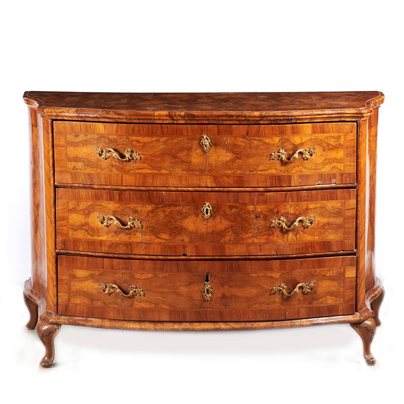 Cassettone, Veneto, sec. XVIII