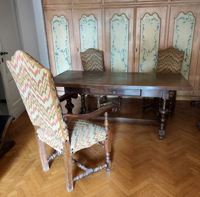 Tavolo Scrivania, in Stile Seicento