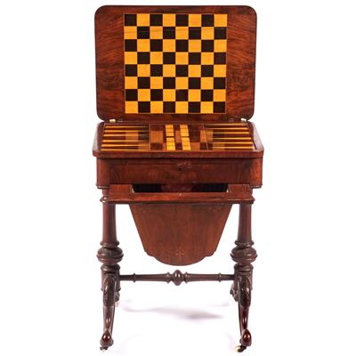 Tavolino da Gioco, Sec. XIX