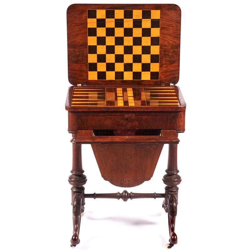 Tavolino da Gioco, Sec. XIX