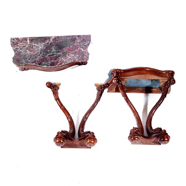 



Coppia di consoles, in stile Impero