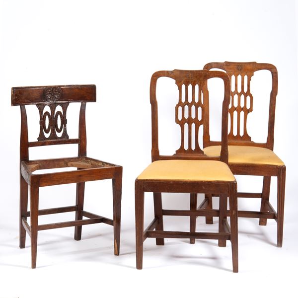 



Coppia di sedie, sec. XVIII