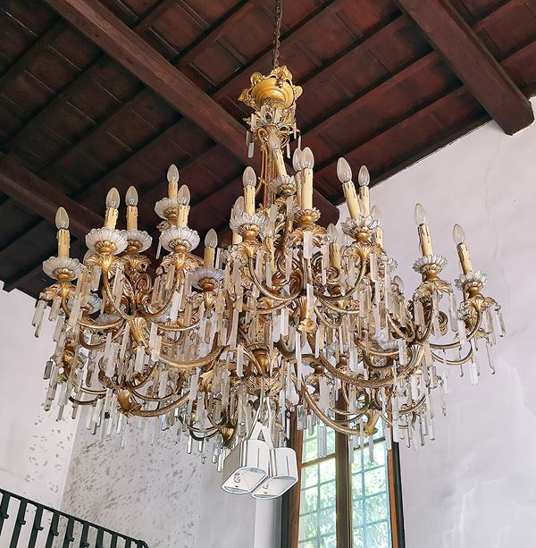 



Grande lampadario, inizi sec. XX