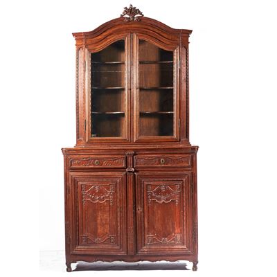 Credenza a Doppio Corpo, Piemonte, Sec. XVIII