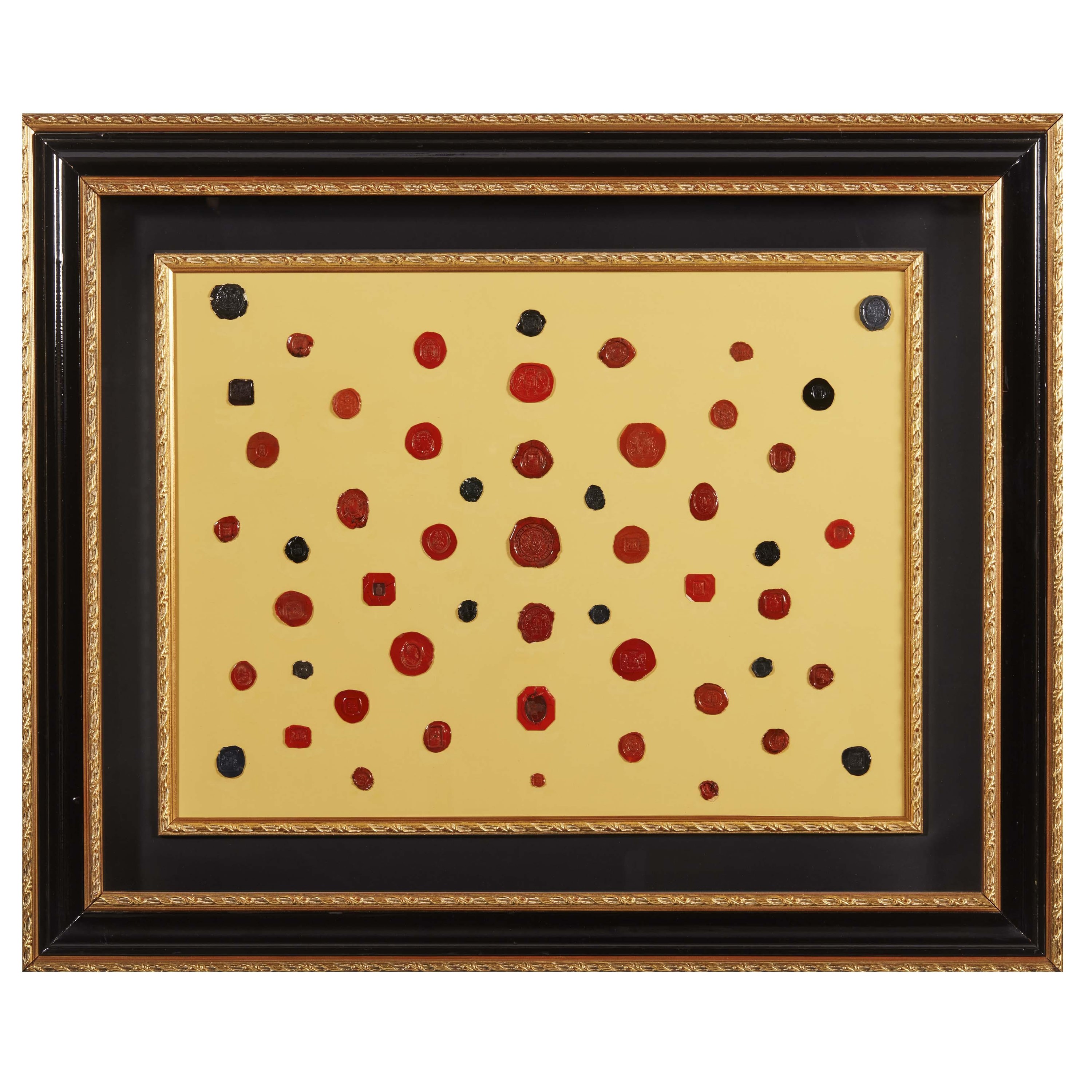 Raccolta di calchi e sigilli, sec. XIX