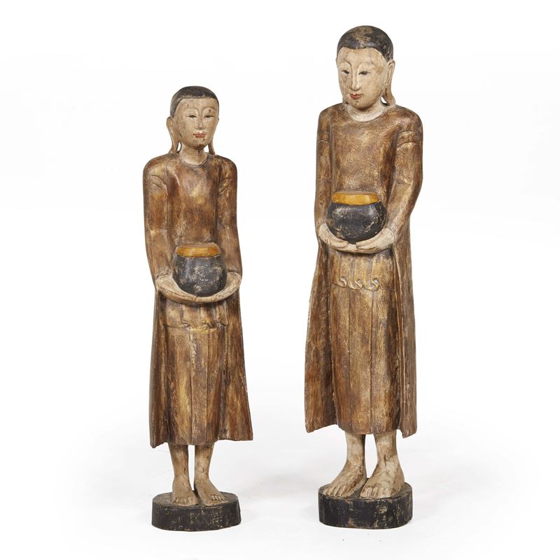 Due Offerenti, Arte Orientale, Sec. XX