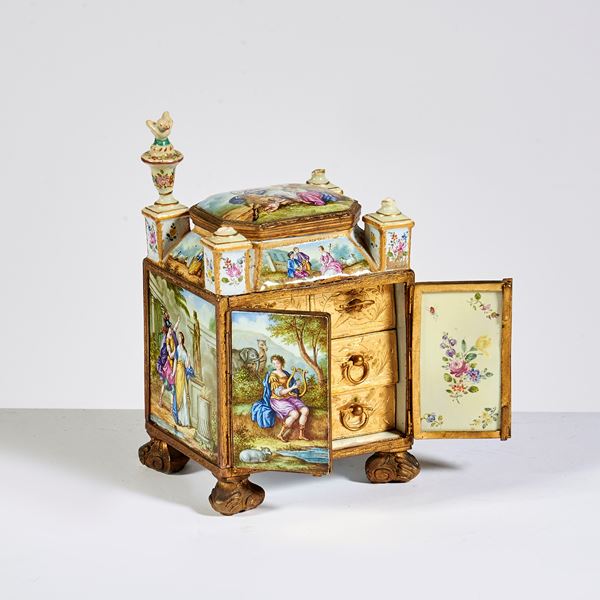 



Piccolo cofanetto, Vienna, sec. XIX