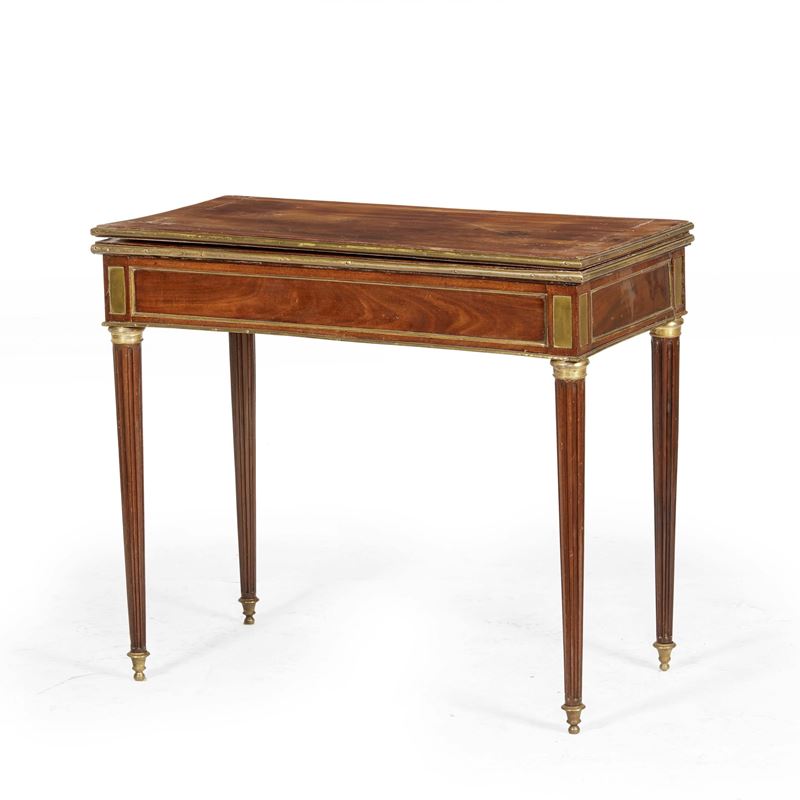 Tavolino da gioco, Francia, fine sec. XVIII