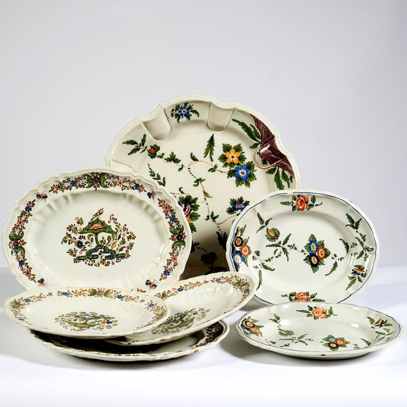 Sette vassoi, sec. XX