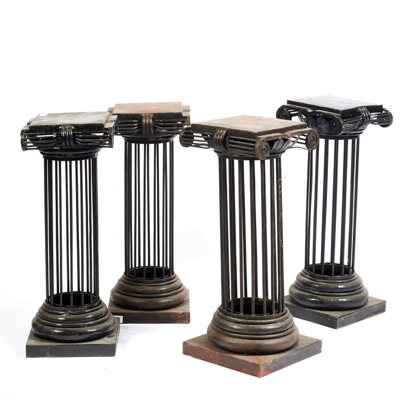 Due Coppie di Colonne Reggi Vaso, Sec. XX